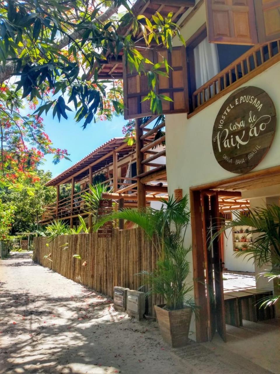 Casa De Paixao Caraiva Hostel Exterior photo